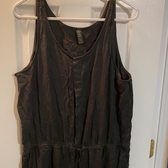 Strapless Button-Front Jumpsuit - Picture 2 of 5